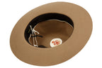 Morreton Vintage Style Wool Felt Hat with Fabric Band M109 inside