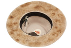 Morreton Vintage Style Wool Felt Hat with Band and Feather M112 inside