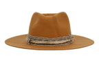 Morreton Vintage Style Wool Felt Hat with Cloth Band M114 front