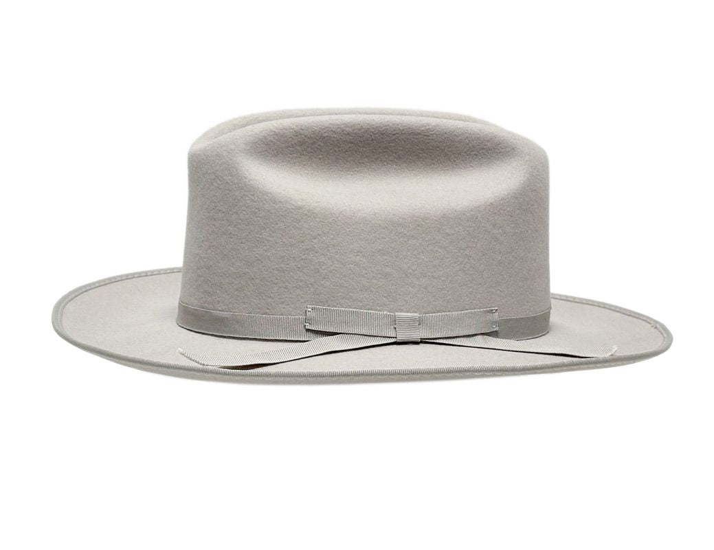 Morreton M7146 beige wool felt fedora hat front