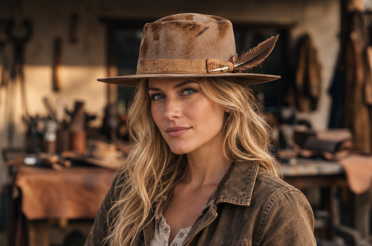 Morreton Wool Felt Hat with Grosgrain Band M104N