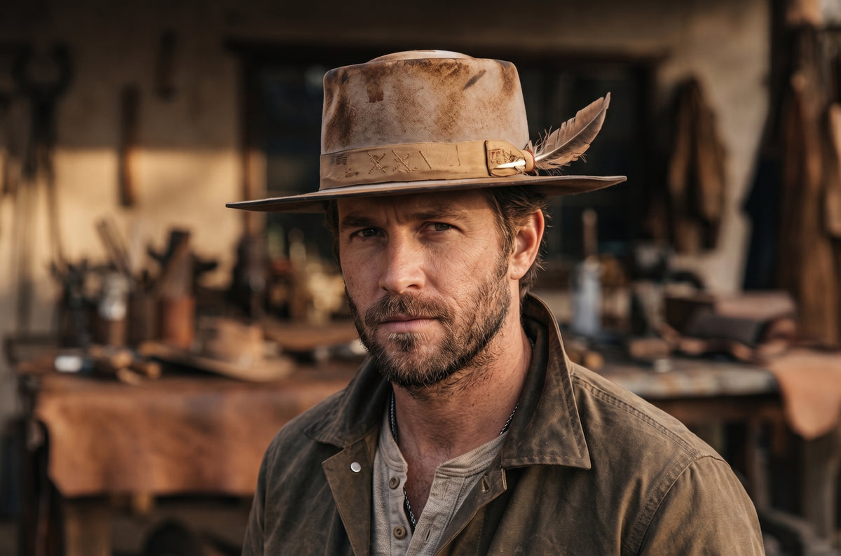 Morreton Wool Felt Hat with Grosgrain Band M104N