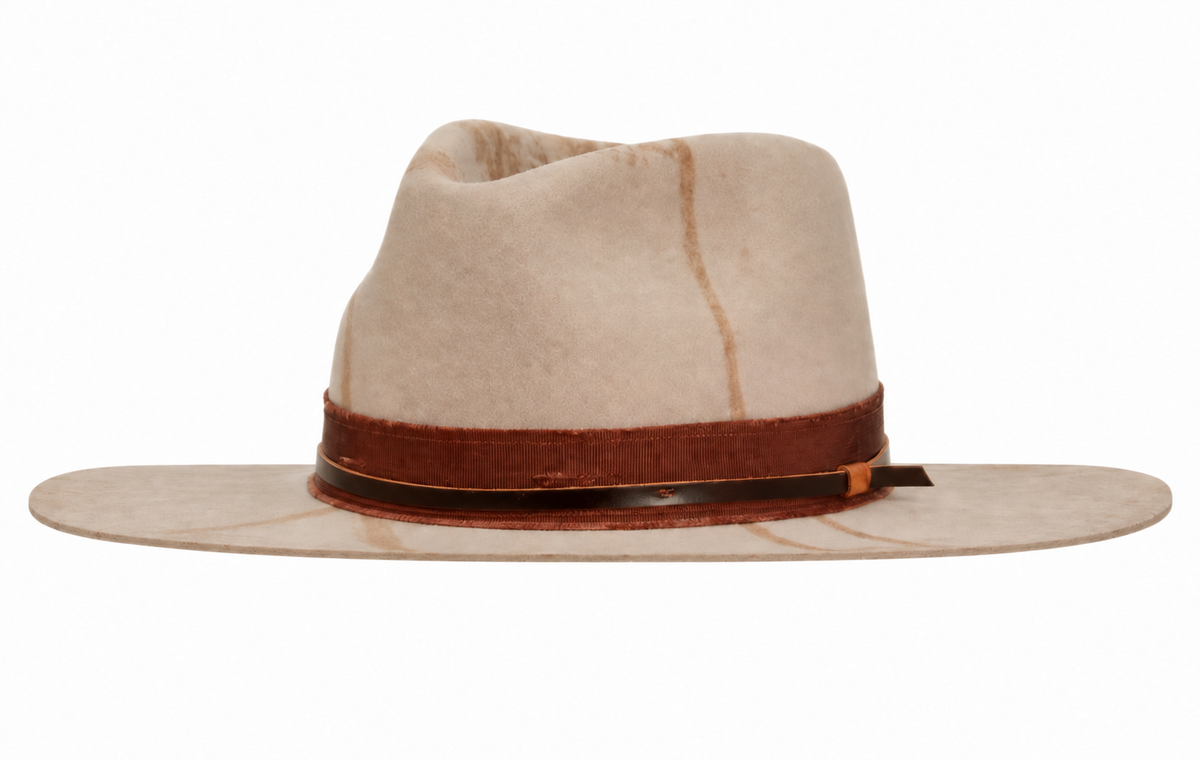 Morreton Vintage Style Wool Felt Hat with Leather Band M110